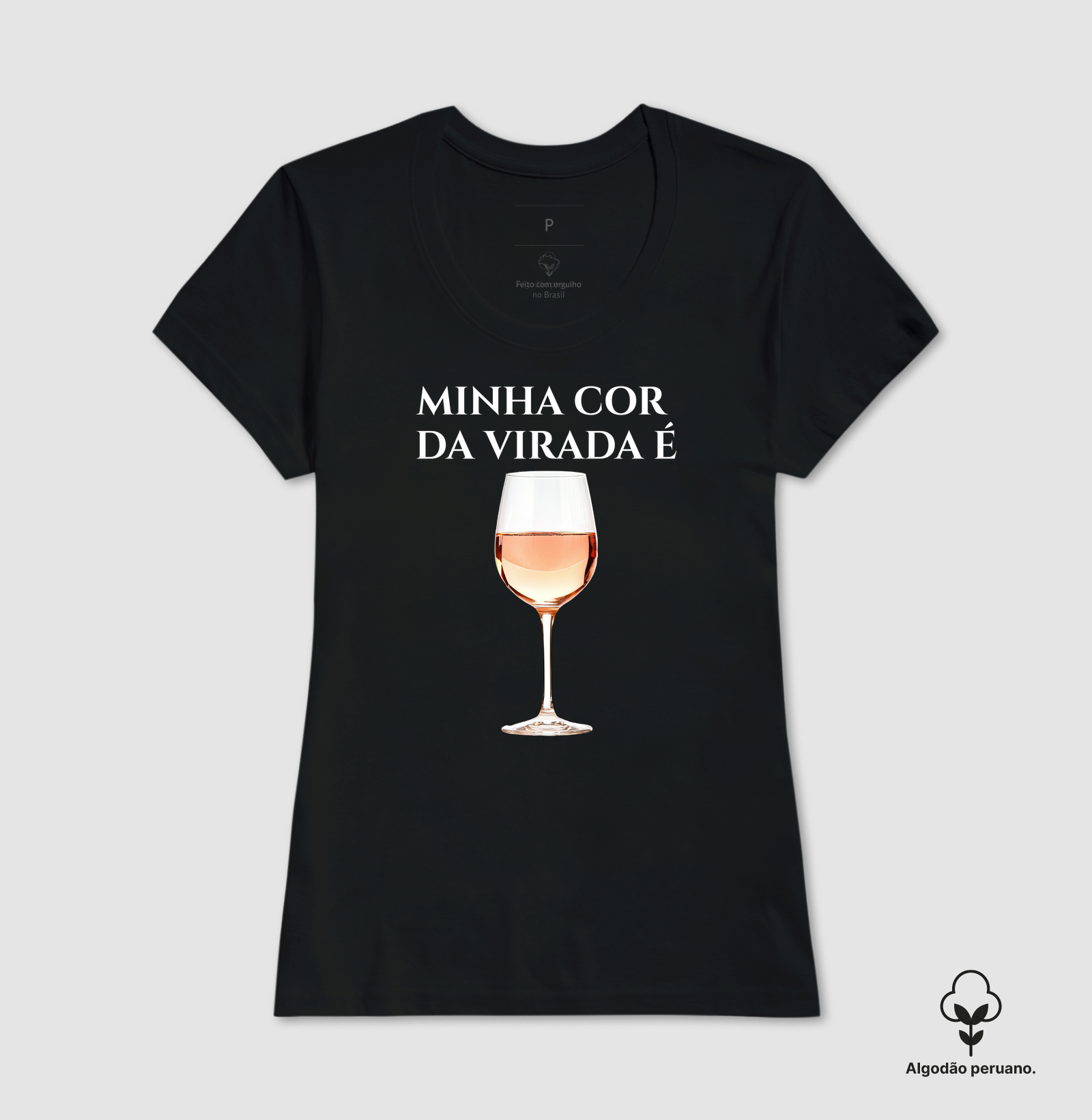 Camiseta Cor da Virada – Rosé - Imagem 5