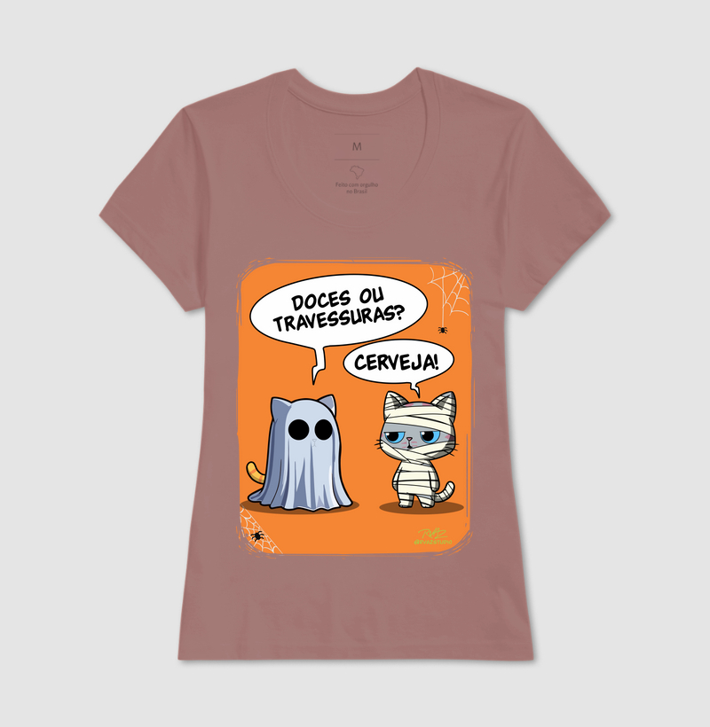 Camiseta Gato Sincero Halloween - Imagem 17