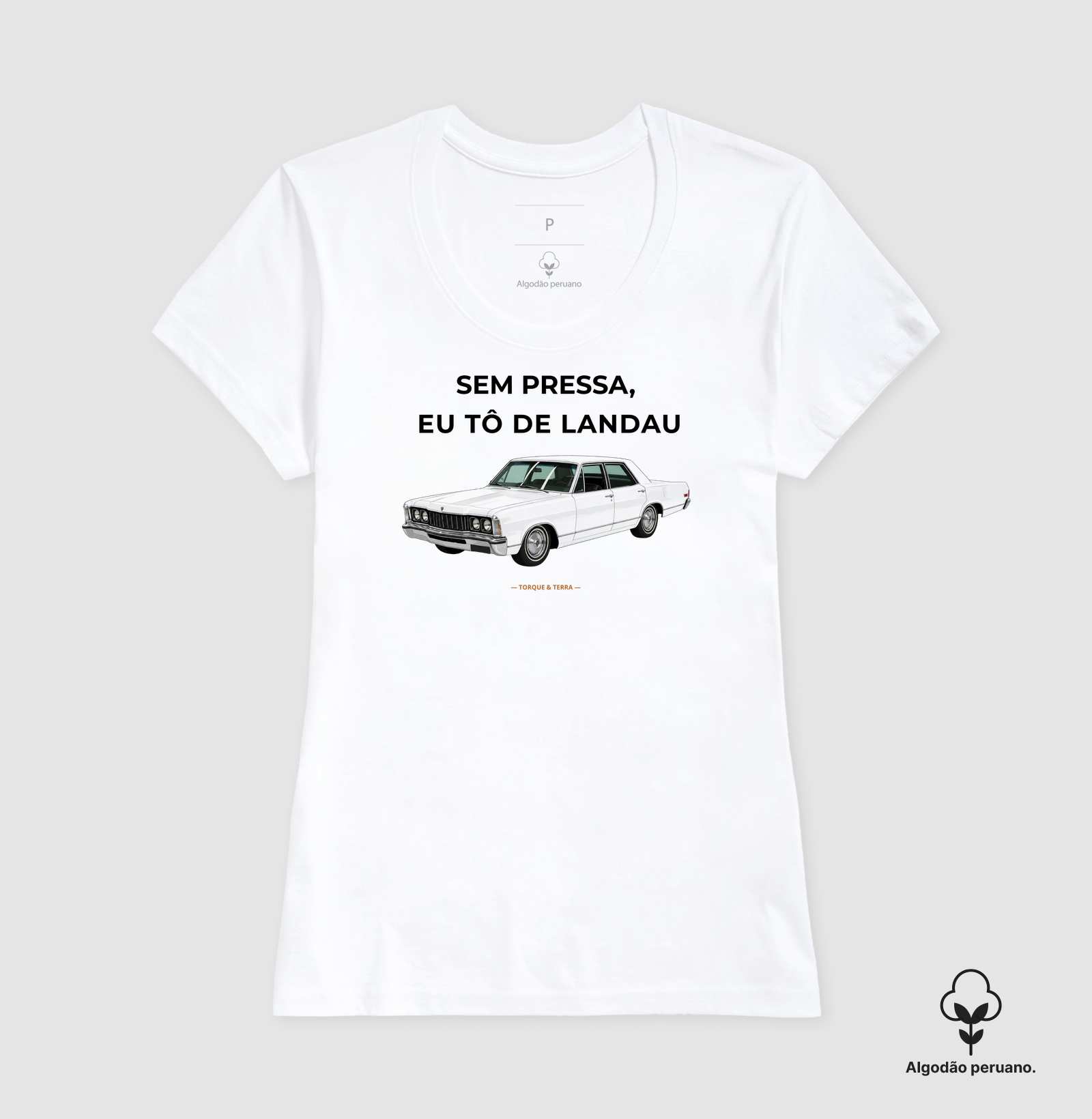 Sem pressa, eu tô de Landau - branco - Imagem 5