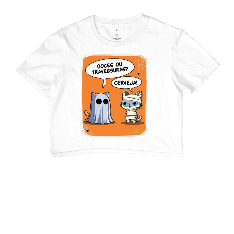 Camiseta Gato Sincero Halloween - Imagem 3