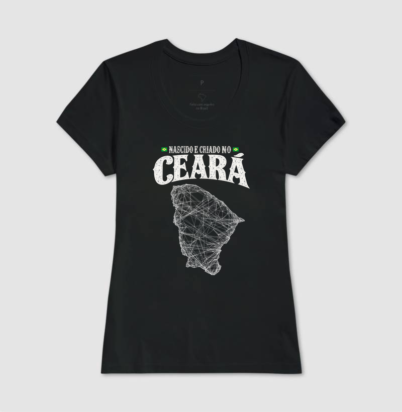 Camiseta Nascido e Criado no Ceará - Imagem 3