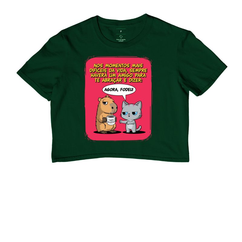 Camiseta Capivara e Gato Amigos - Imagem 5