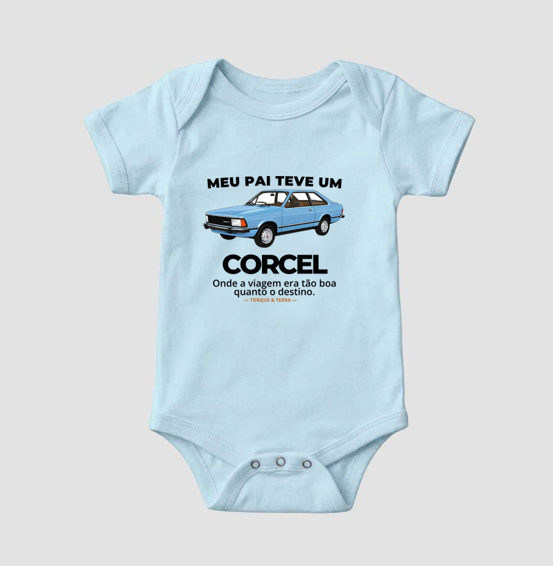 Meu pai teve um - CORCEL II - azul claro - Imagem 4