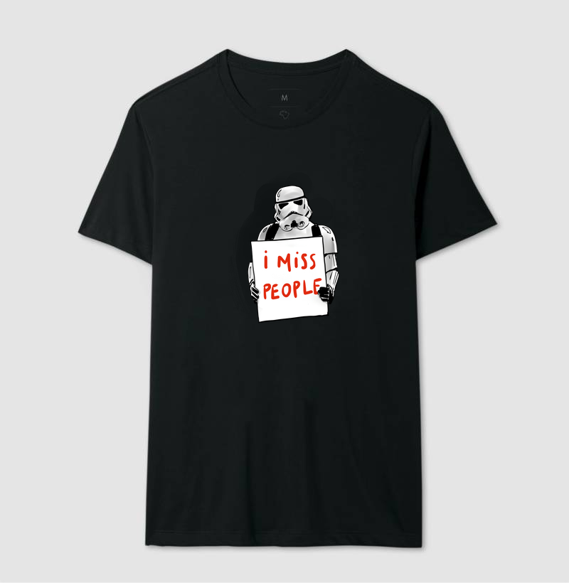 Camiseta I Miss People - Imagem 2