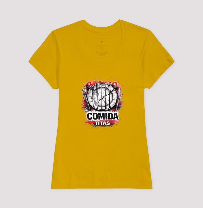 Camiseta Comida - Titãs. Coleção Música. Masculina e Feminina. Algodão Peruano. - Imagem 13