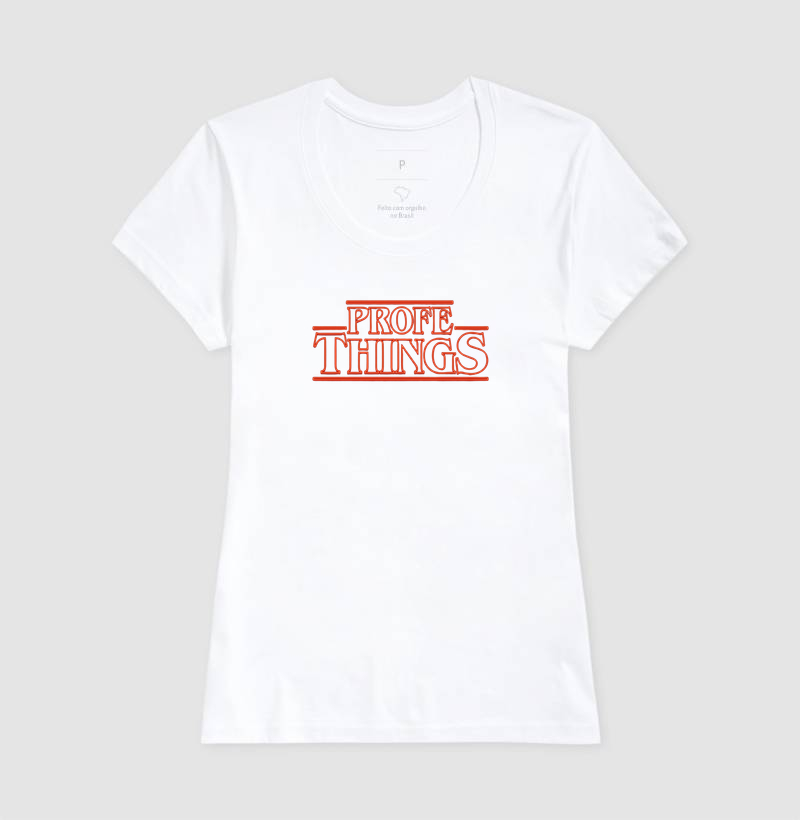 Camiseta Unissex Algodão Profe Things - Imagem 5