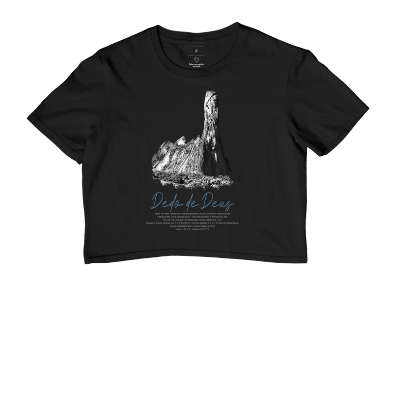 Camiseta Cropped Clássicos do Brasil | Dedo de Deus - Imagem 2