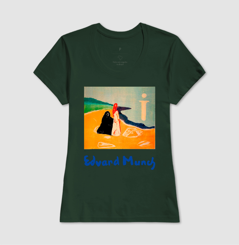 Camiseta Edvard Munch Duas Mulheres Na Praia - Imagem 13