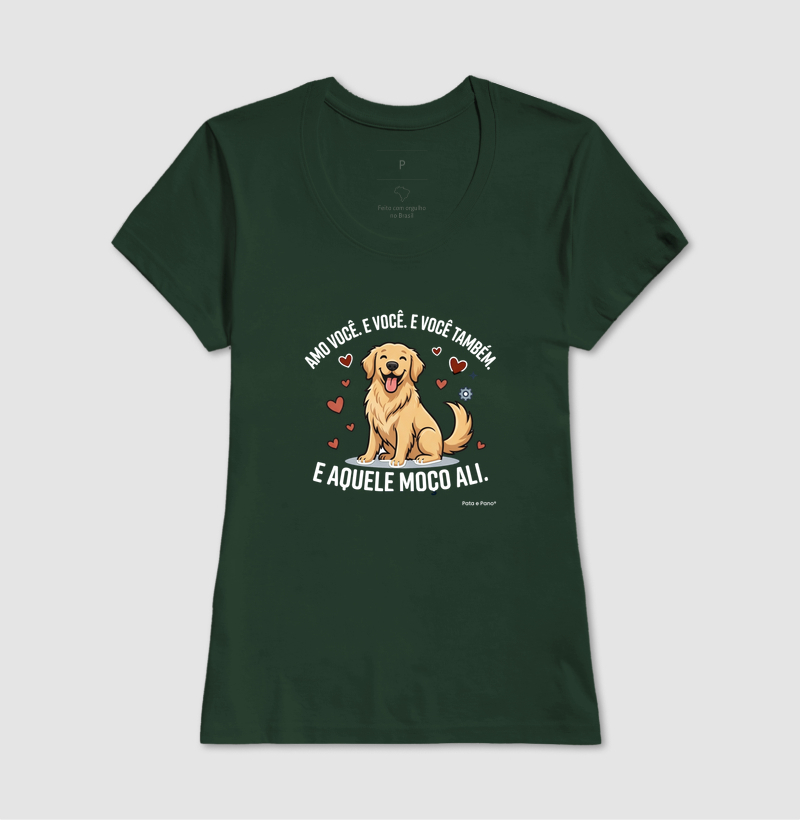 CAMISETA GOLDEN RETRIEVER AMO - Imagem 13