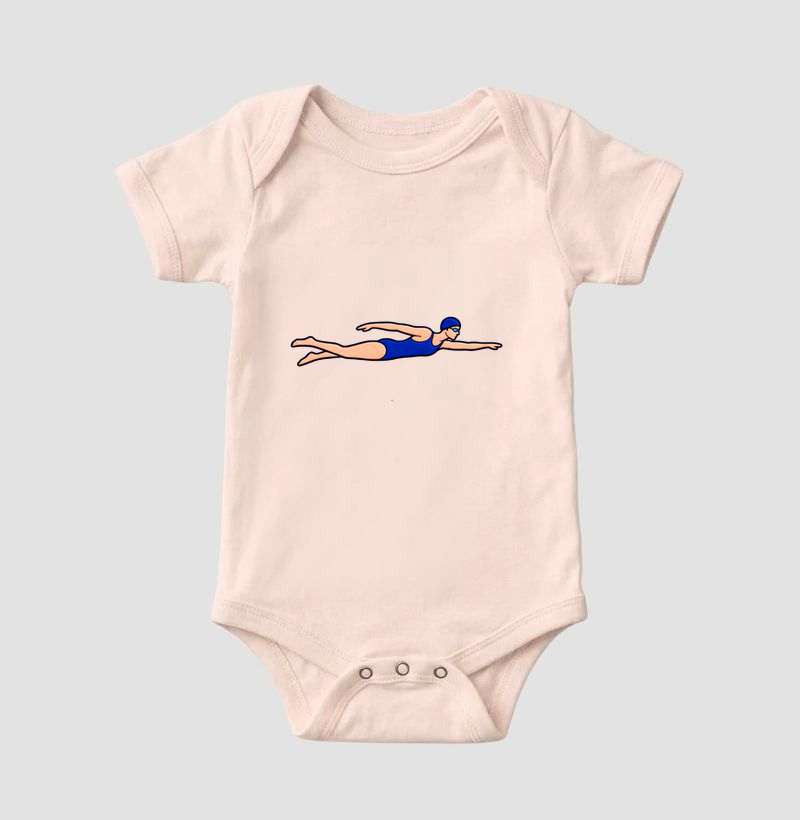 Body Infantil Natação - Nadadora Crawl (1) - Imagem 5