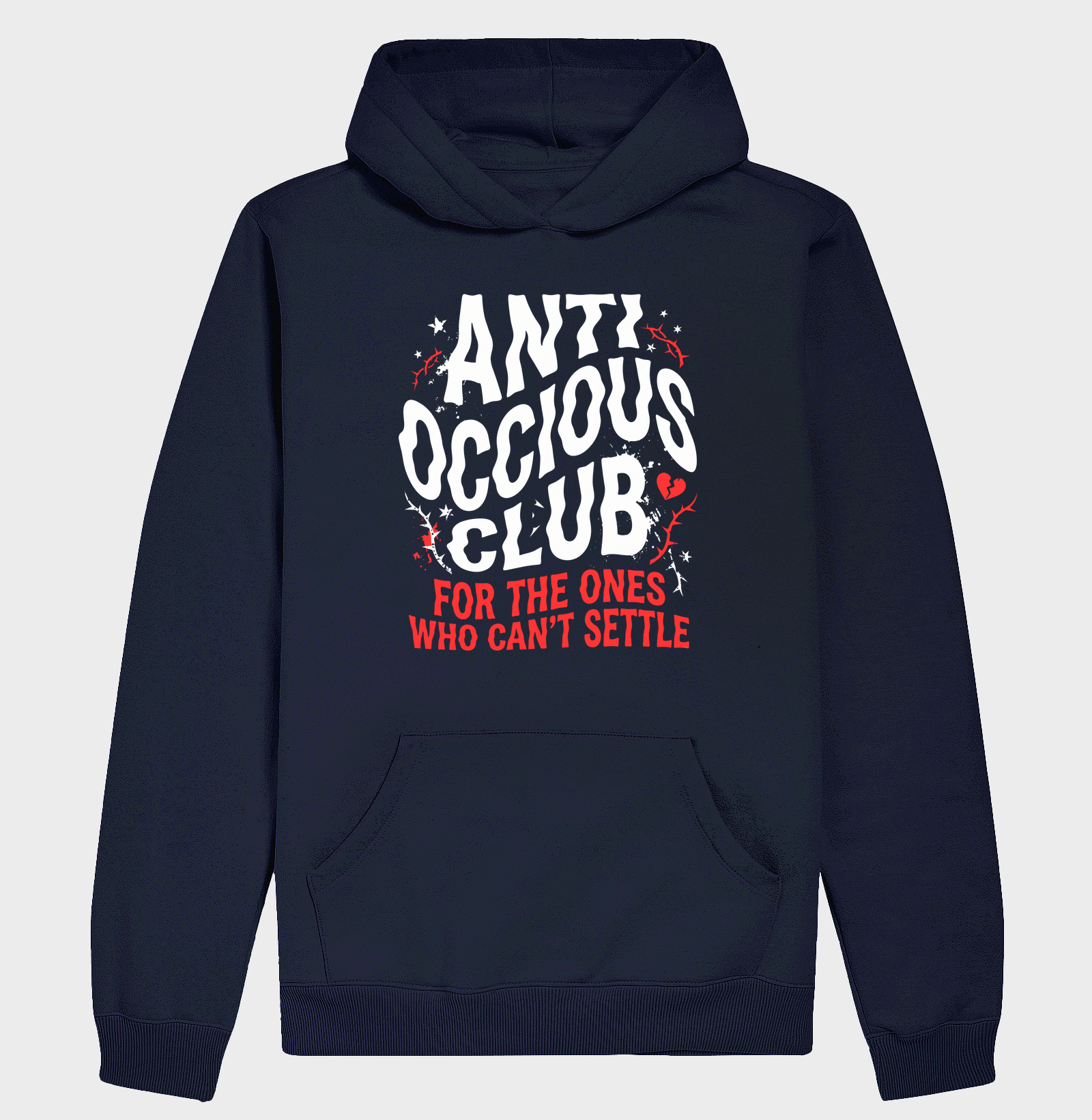 Hoodie Slim - FOR THE ONES WHO CAN'T SETTLE - Imagem 4