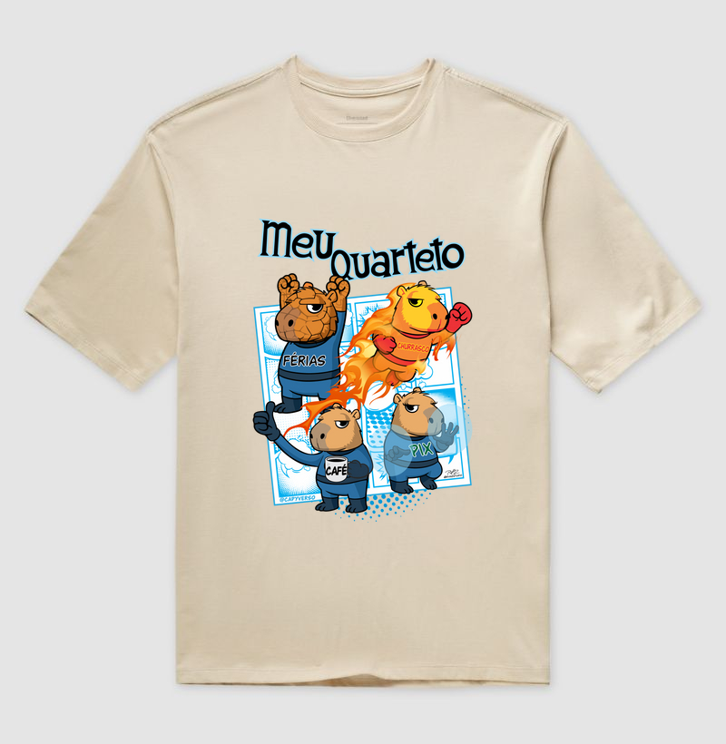 Camiseta Capivara Quarteto - Imagem 3