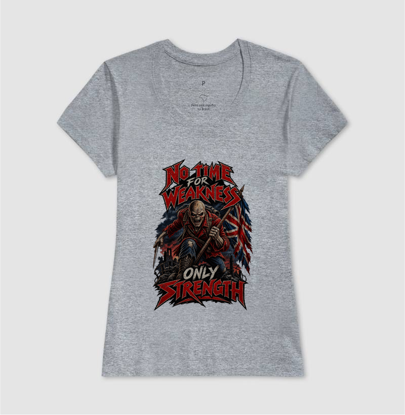 Camiseta Heavy Metal No Time for Weakness - Imagem 9