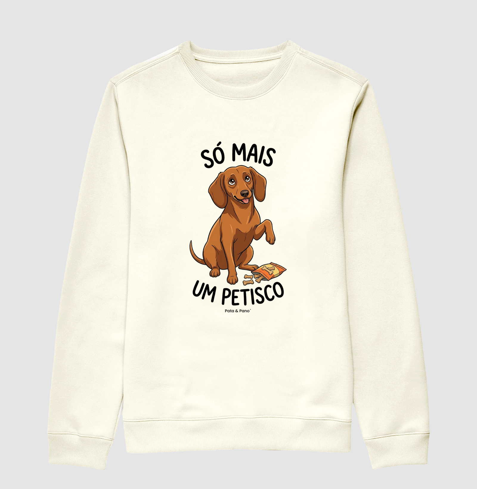 SUÉTER MOLETOM DACHSHUND SALSICHA PETISCO - Imagem 2