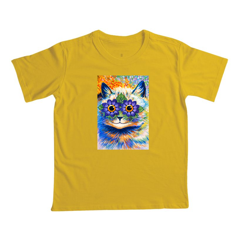 Psychedelic Flower Cat -  Louis Wain - Imagem 5