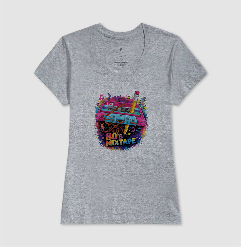 Camiseta Mix Tape Retro - Imagem 9