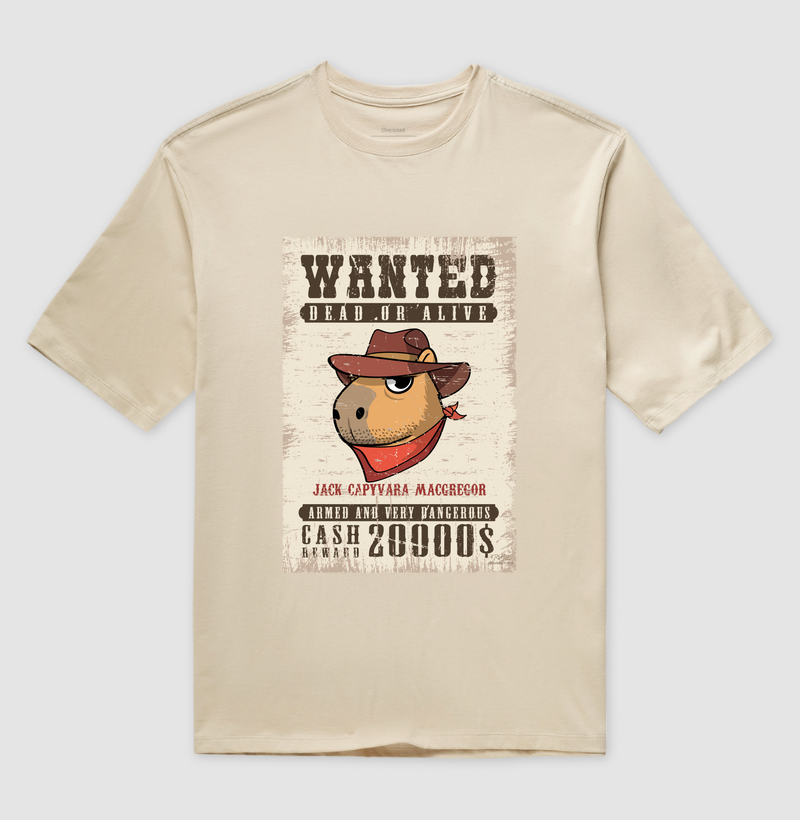 Camiseta Wanted Capivara - Imagem 3