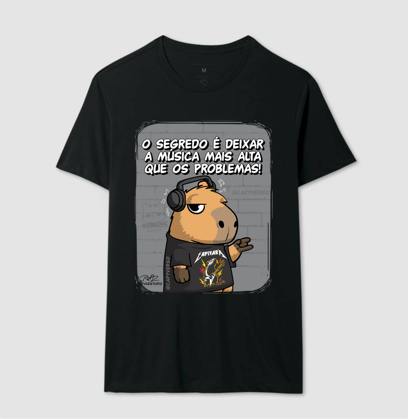 Camiseta Capivara Música - Imagem 2
