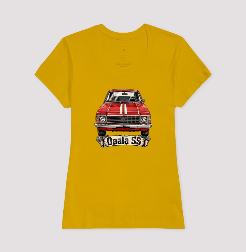 Opala SS - Vermelho com Faixas Brancas - Chevrolet Clássico Vintage - Imagem 13