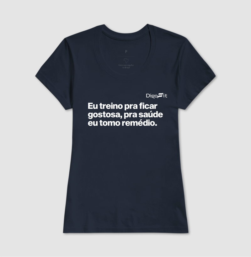 CAMISETA ACADEMIA EU TREINO PRA FICAR GOSTOSA - Imagem 7