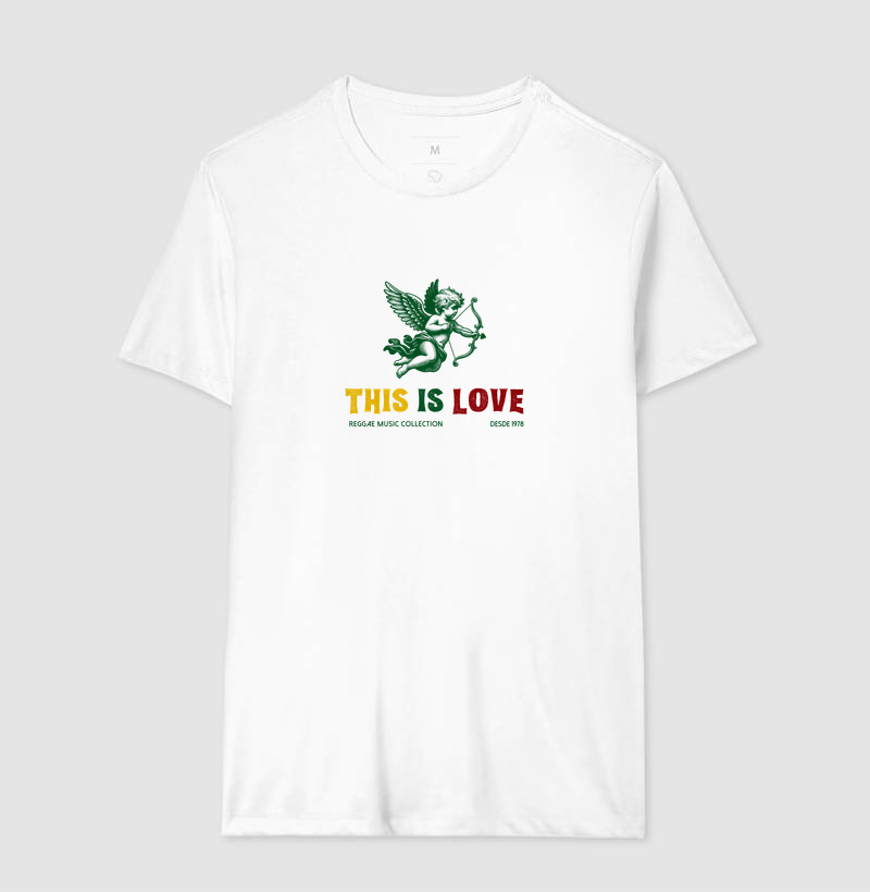 Camiseta This Is Love! Coleção Reggae.  Masculino e feminino. Algodão Premium. - Imagem 6