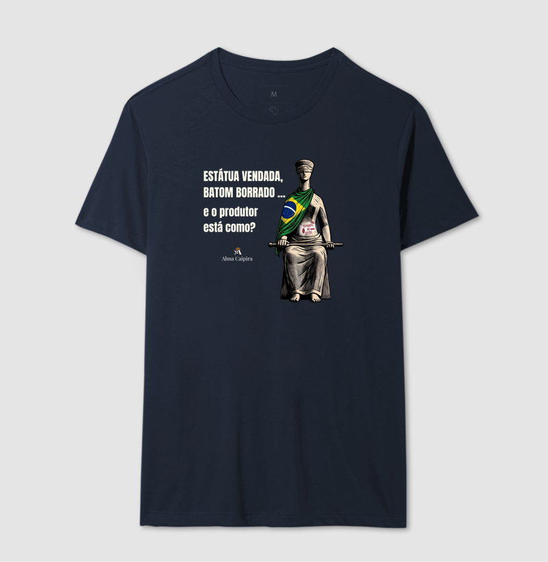 Estátua vendada, batom borrado, e o produtor está como? (tomando no adubo) - Imagem 6