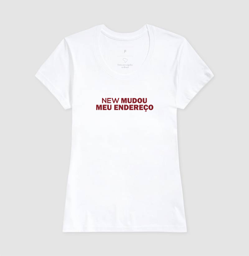 Camiseta NEW Mudou Meu Endereço - Imagem 5