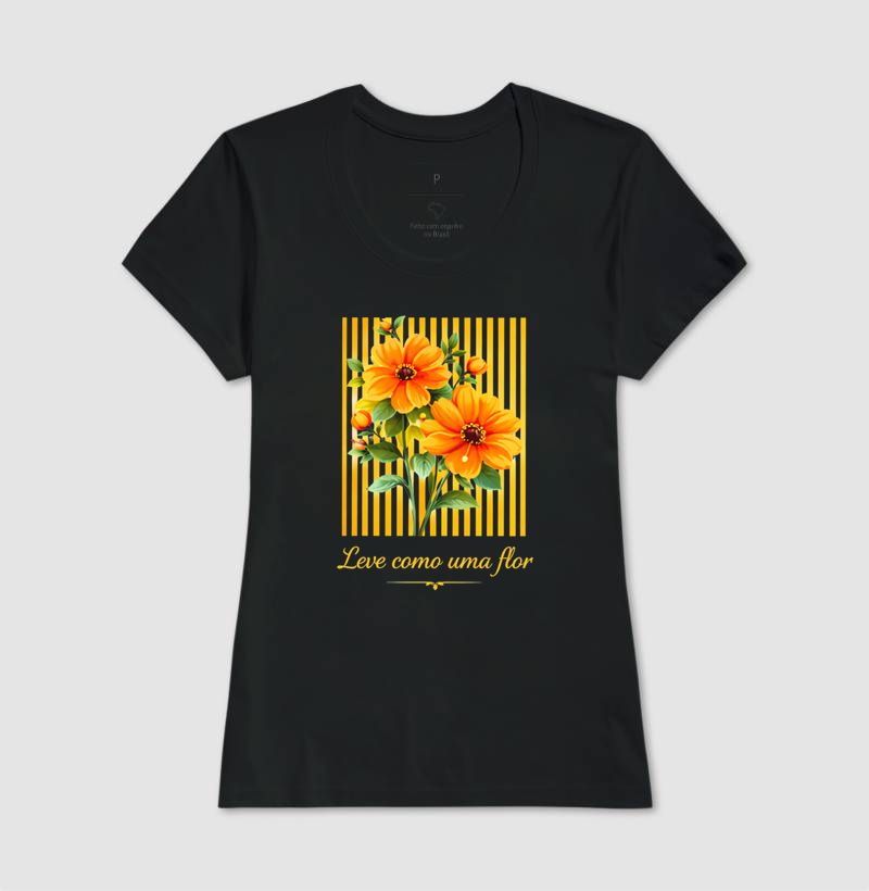 Camiseta Leve como uma flor  - Imagem 3