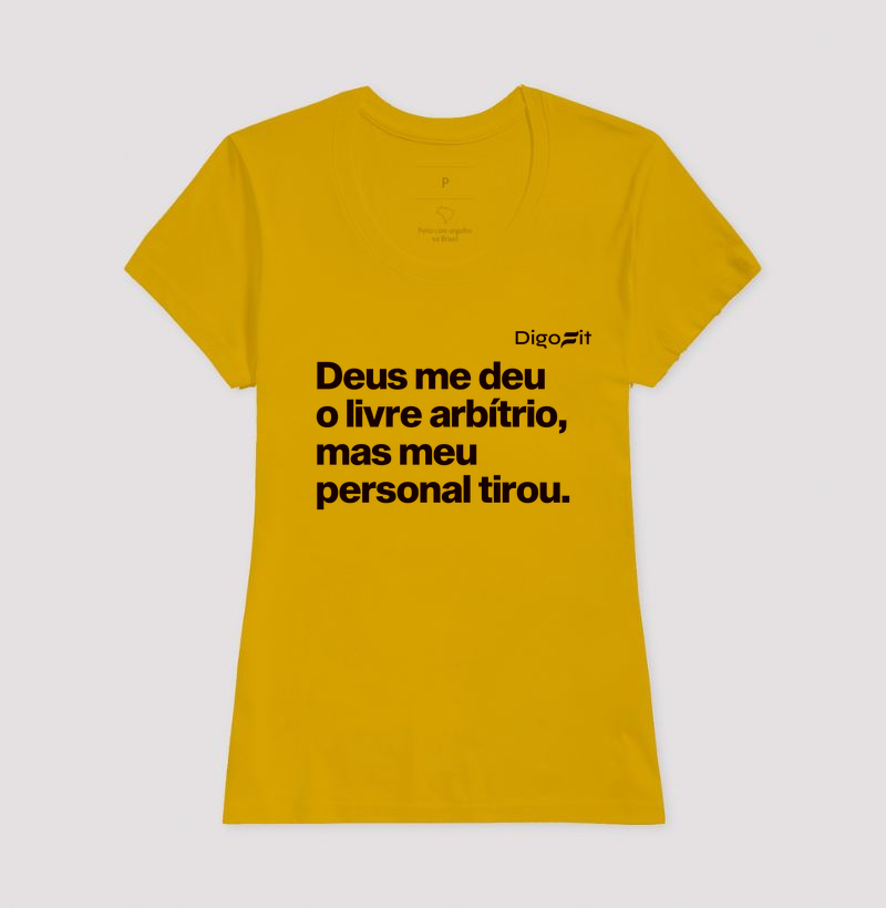 CAMISETA ACADEMIA MEU PERSONAL TIROU MEU LIVRE ARBÍTRIO - Imagem 15