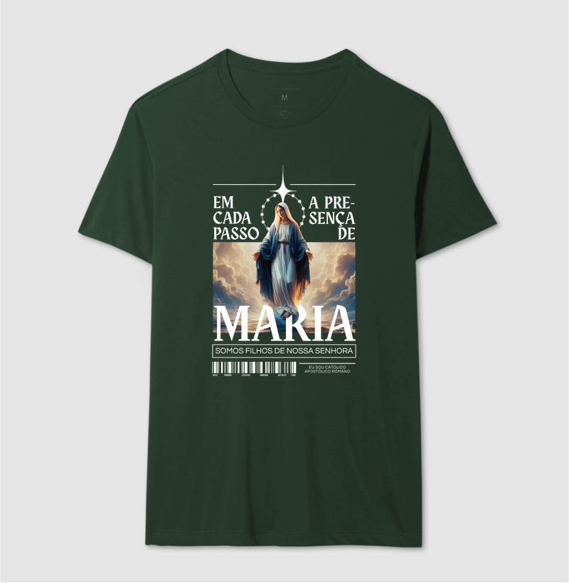Camiseta Em Cada Passo A Presença de Maria - Imagem 10