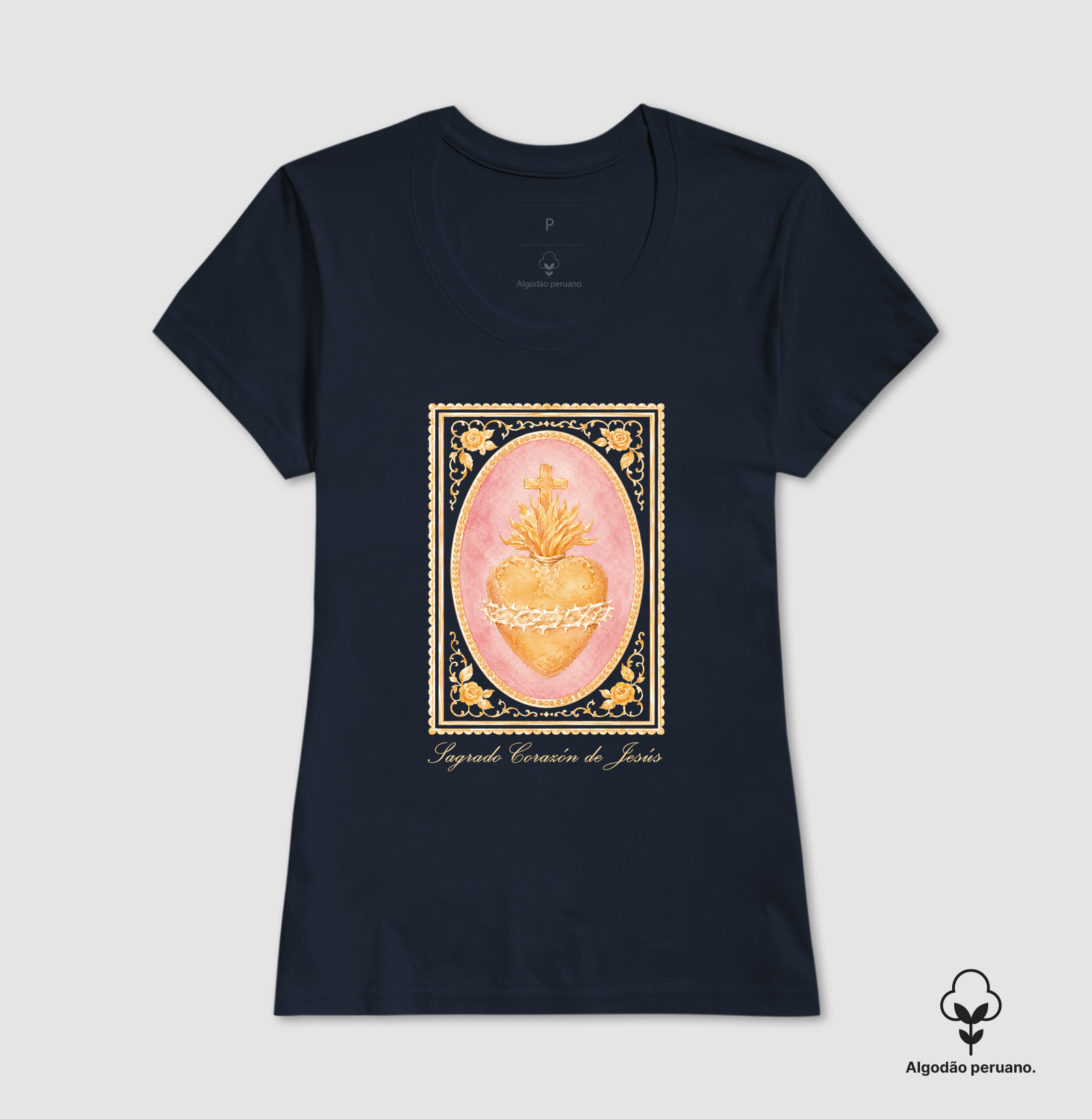 Tshirt Sagrado Corazón de Jesús - Imagem 9