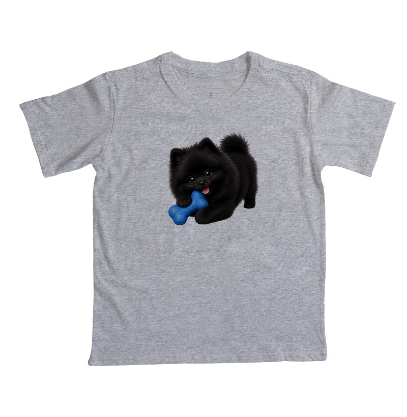 Pomerânia (Spitz Alemão) Preto - Desenho Animado - Imagem 7