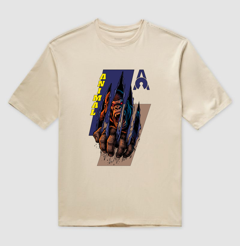Camiseta Oversized Chimpanzé | Origem Eterna — Aion Abstract - Imagem 3