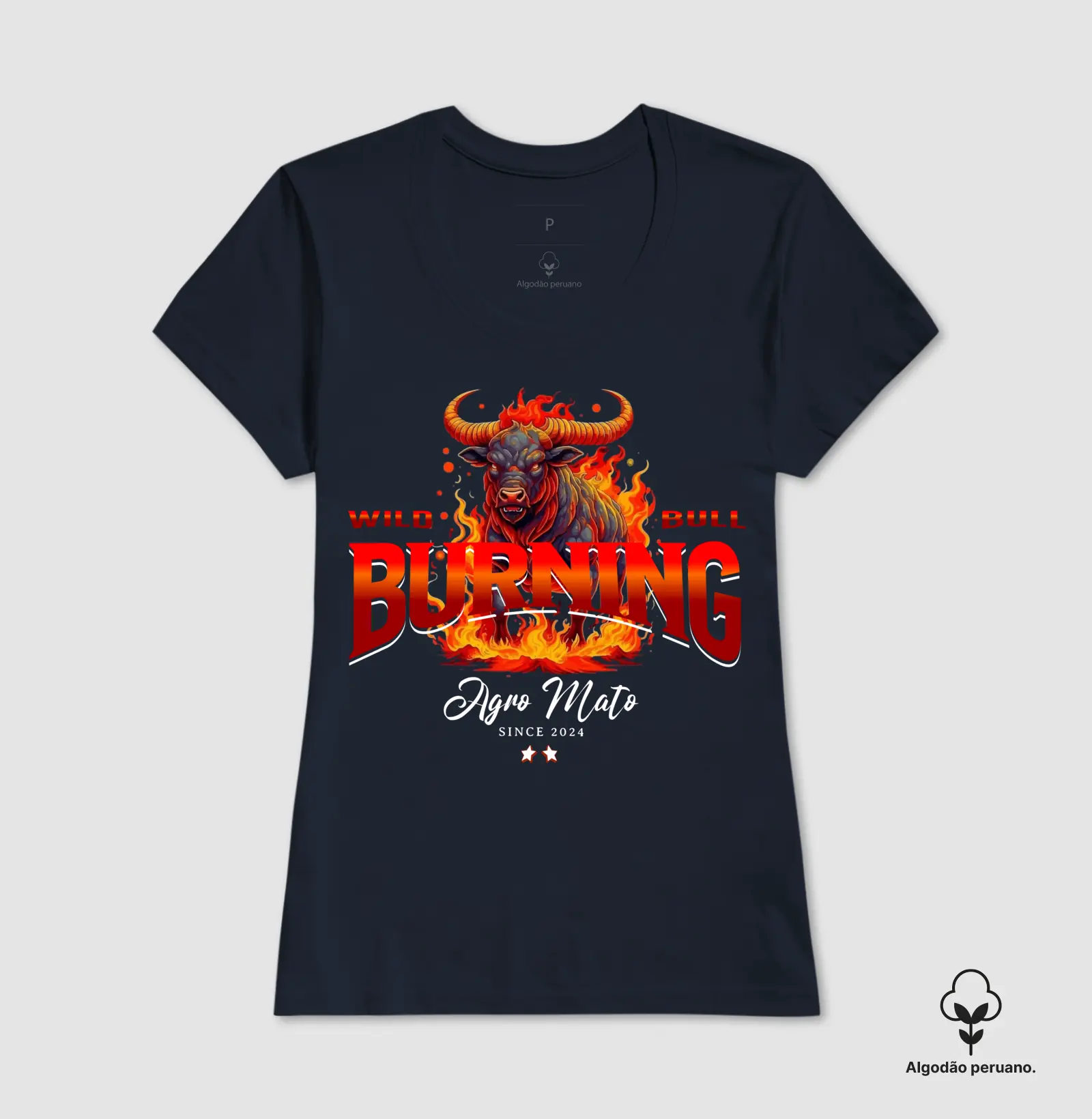 Camiseta Algodão Peruano Wild Bull - Imagem 5