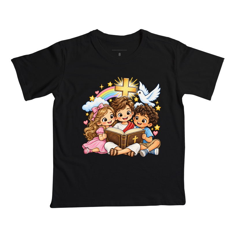 Camiseta Infantil Leitorzinhos de Jesus - Imagem 3
