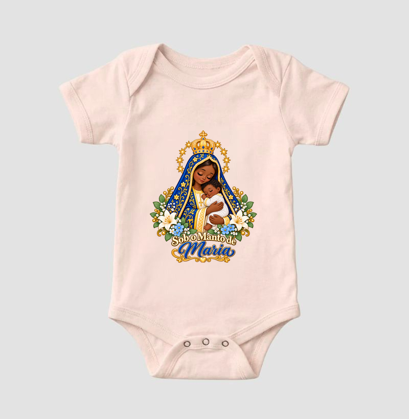 Sob o Manto de Maria | Nossa Senhora Aparecida Bebê Negro - Imagem 3