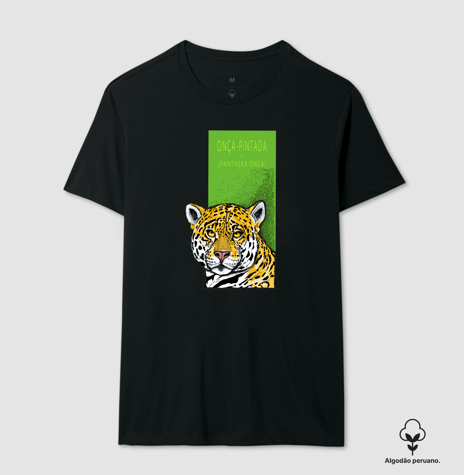 Camiseta Algodão Peruano Onça-Pintada - Imagem 3