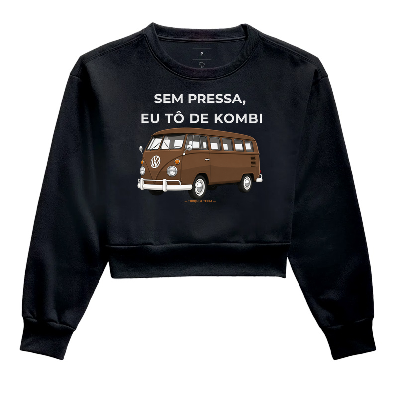 Sem pressa, eu tô de Kombi - Marrom - Imagem 2