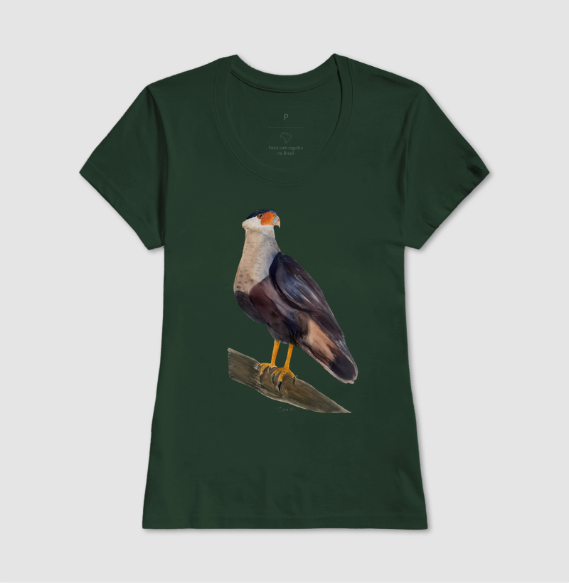 Camiseta Carcará – Aves do Brasil - Imagem 10
