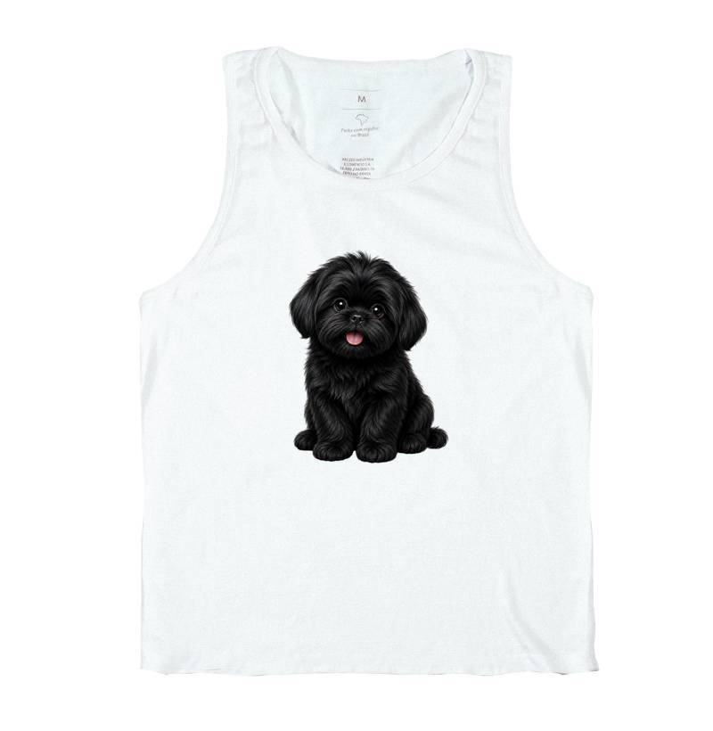 Shih Tzu Preto - Desenho Animado - Imagem 2