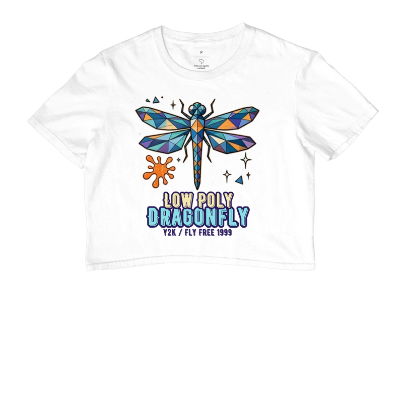 Camiseta Y2K Low Poly Dragonfly - Imagem 3