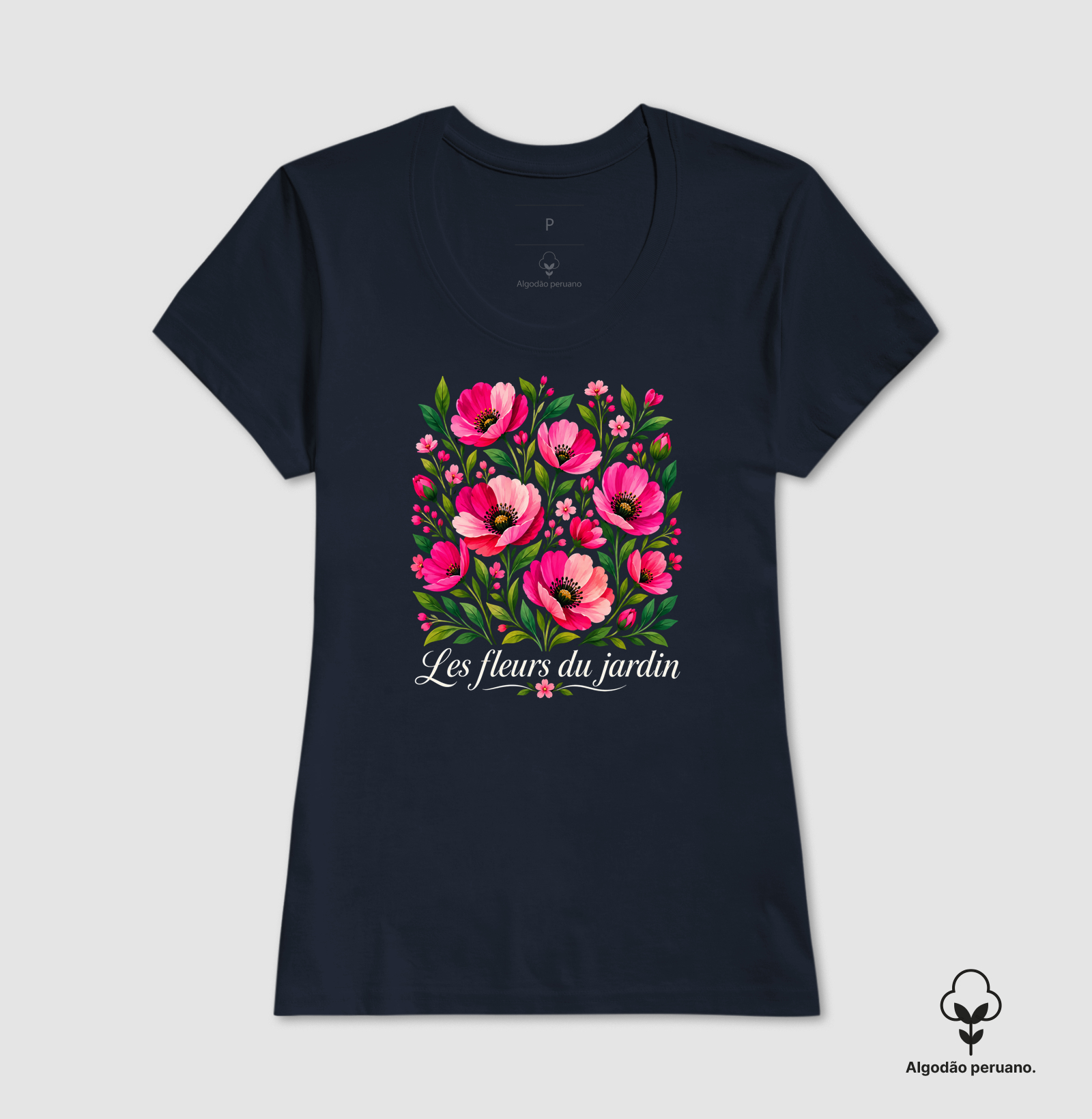 Camiseta Les fleurs du jardin - Imagem 2