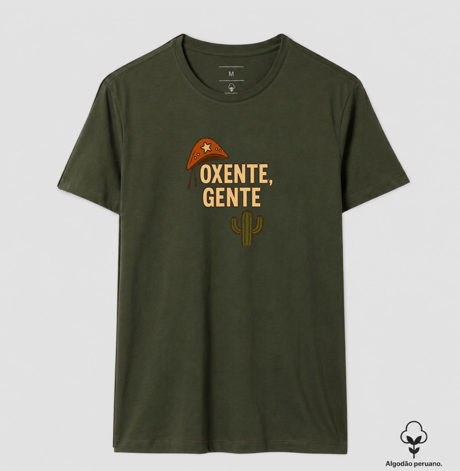 Camiseta Oxente, Gente! Coleção Baianês. Masculina e Feminina. Algodão Premium. - Imagem 3