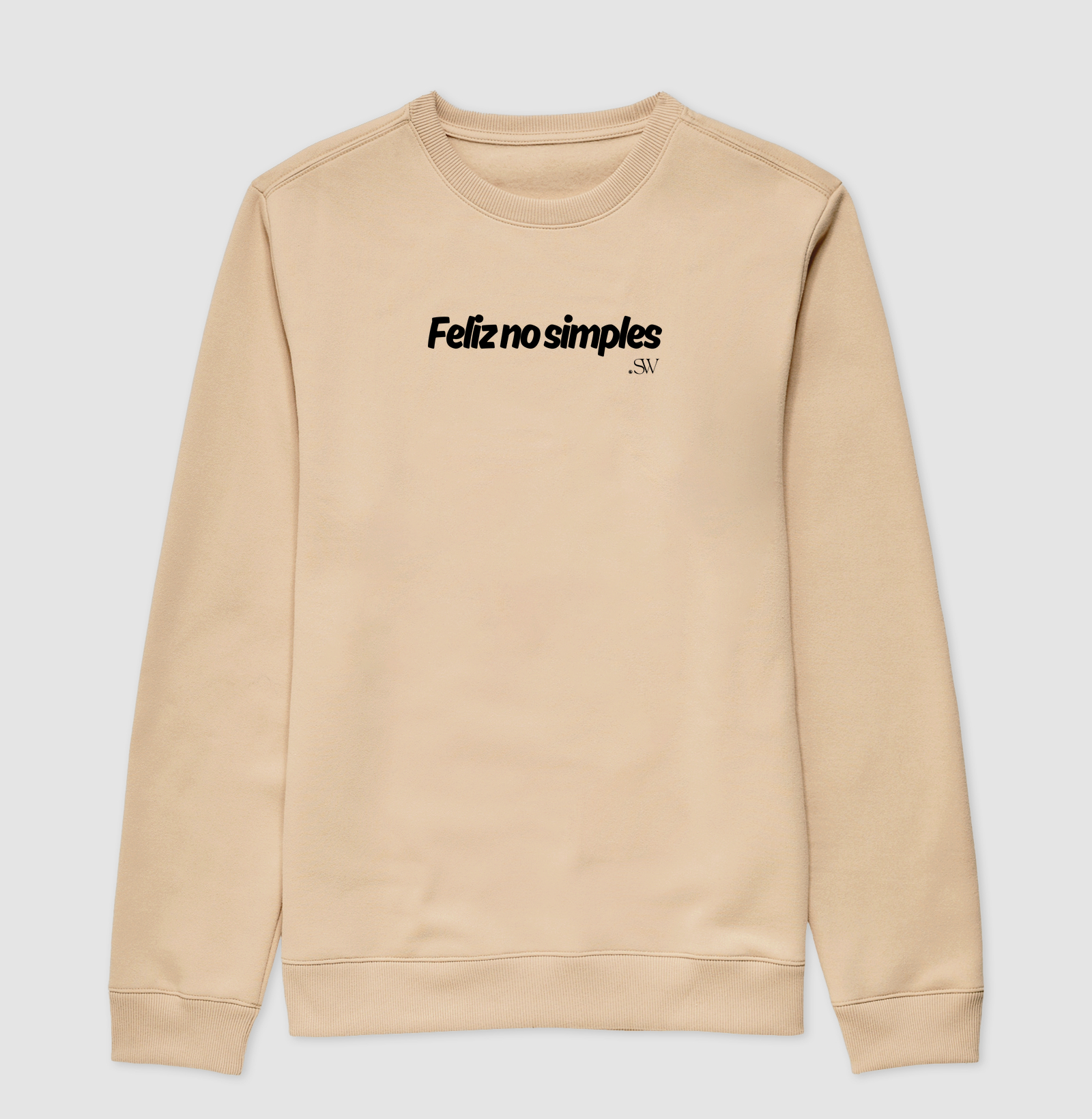 Suéter Moletom | Feliz no Simples | Essência Minimalista - Shutter Wear SW 02 - Imagem 4