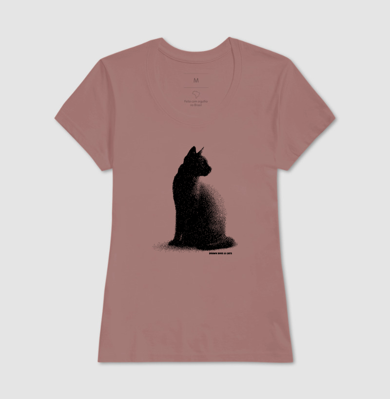 Gato pontilhismo olhando para trás - Imagem 10
