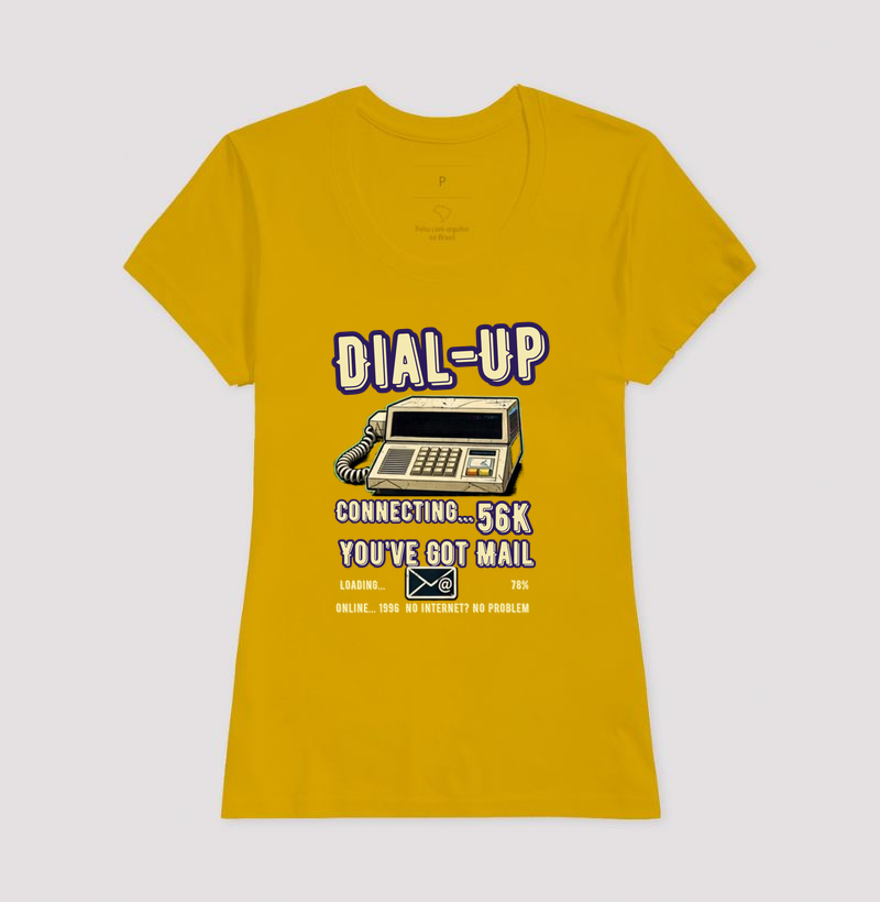  Camiseta Dial-Up - Imagem 15
