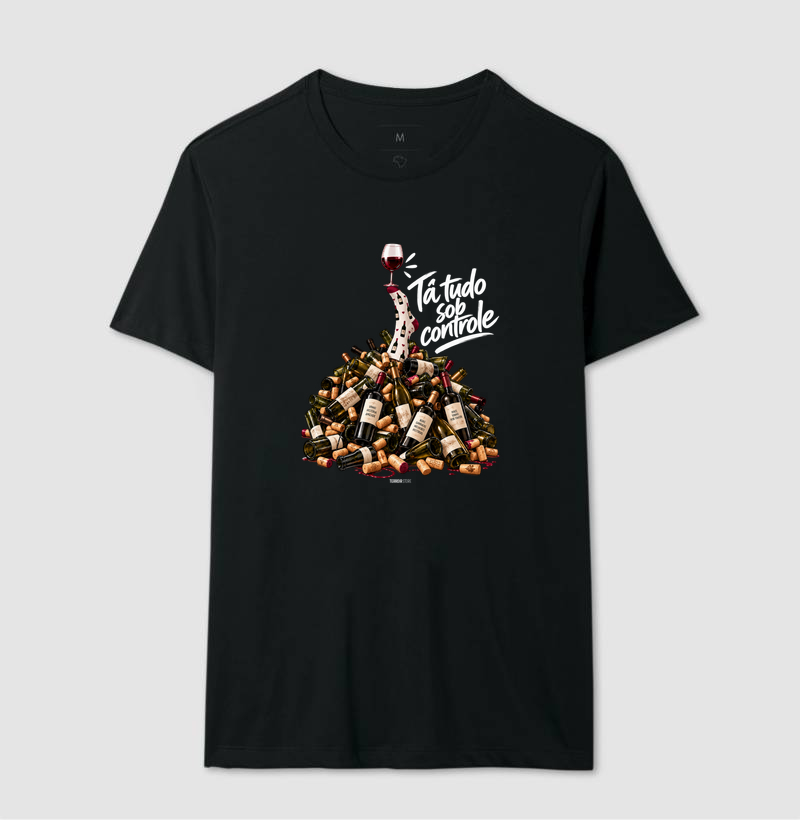 Camiseta “Entre Garrafas e Histórias” – Wine Mood - Imagem 2