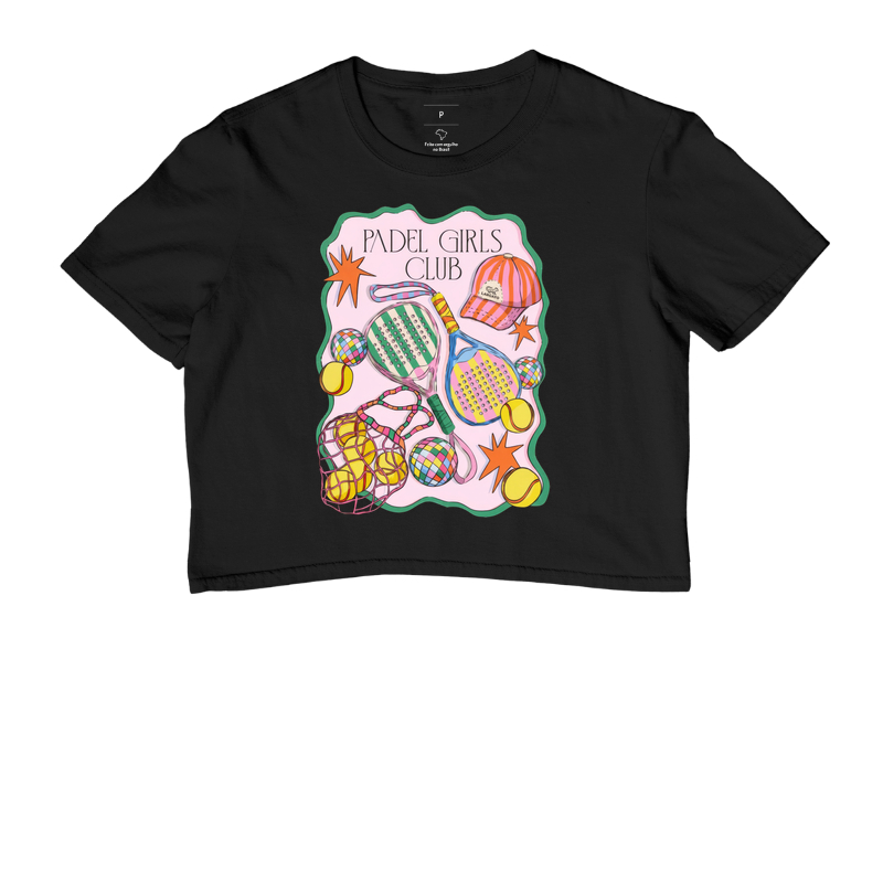 Camiseta Feminina Padel Girls Club Retrô - Imagem 2
