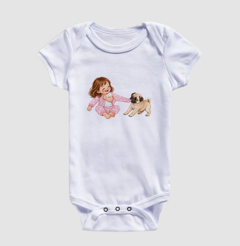 Pug Puxando Pijama 2 - Imagem 3