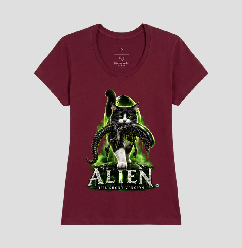 Camiseta Alien – The Short Version Gatos (frajolinha) - Imagem 19